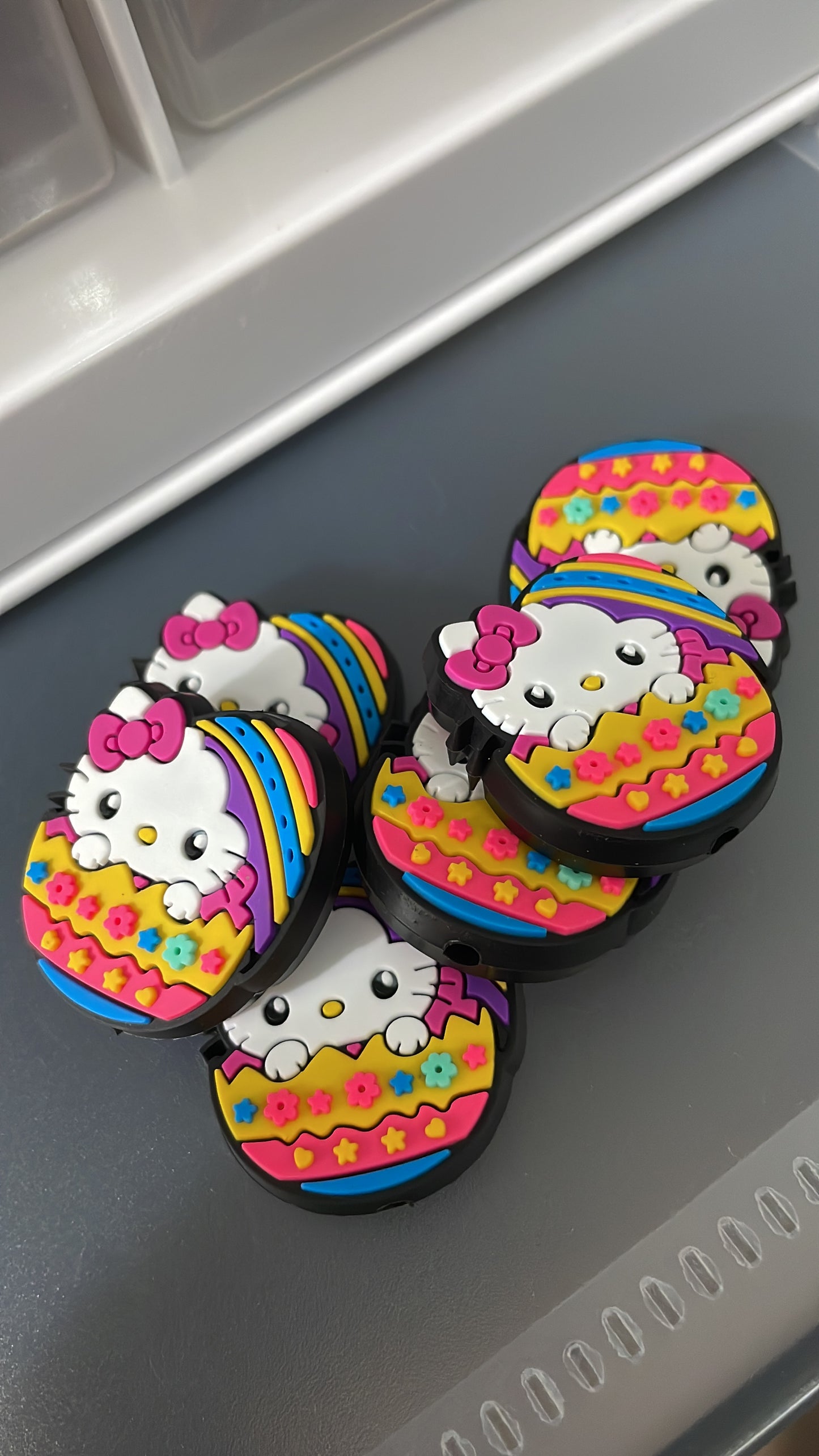Cute cat in easter egg