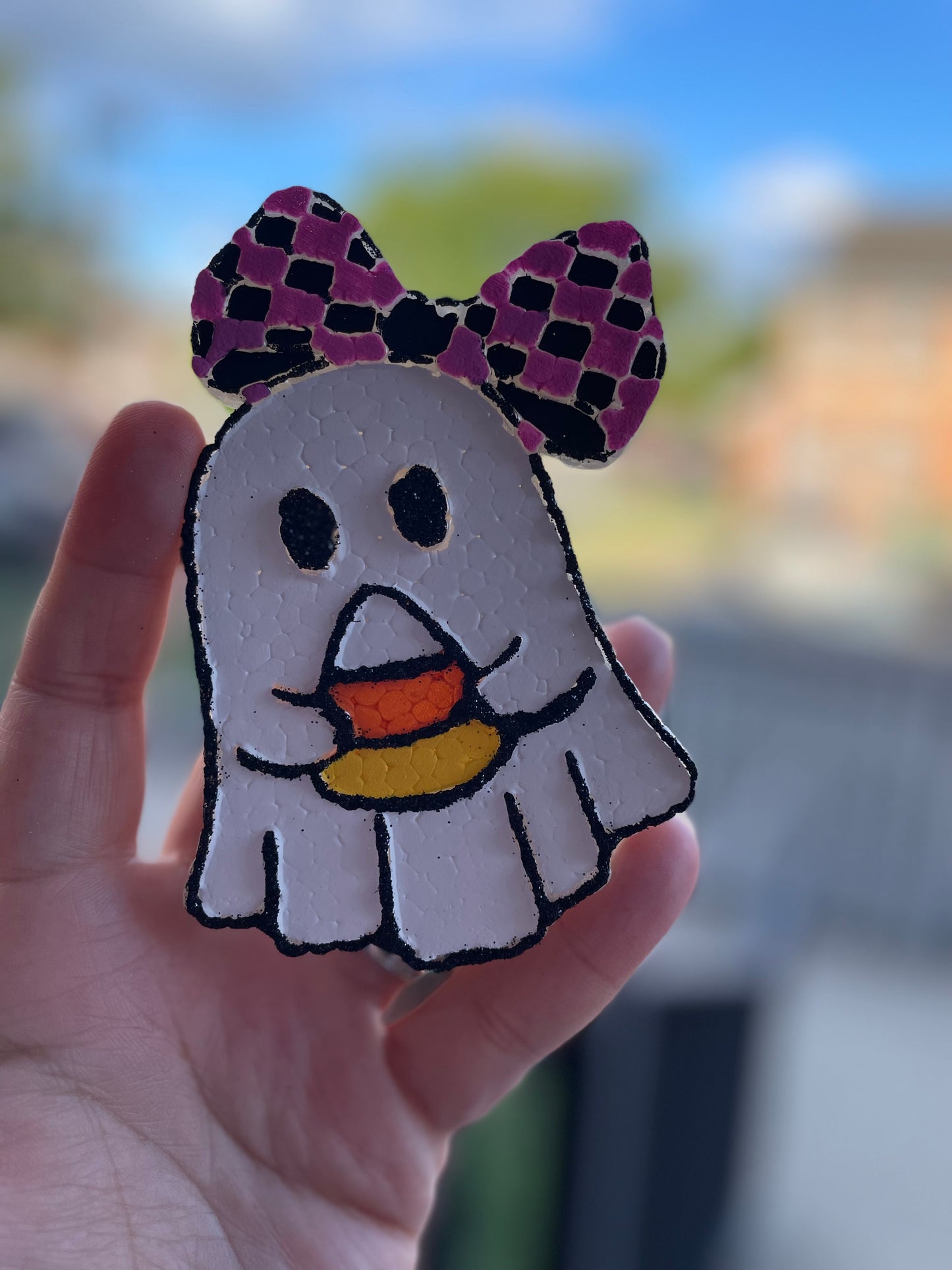 Ghost with Candy Corn