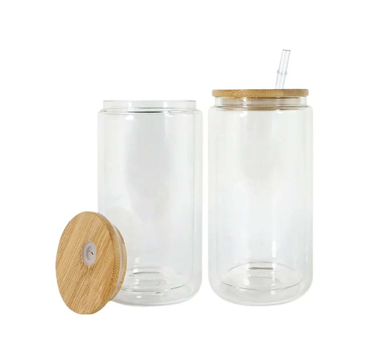 20oz glass cup Snow Globe