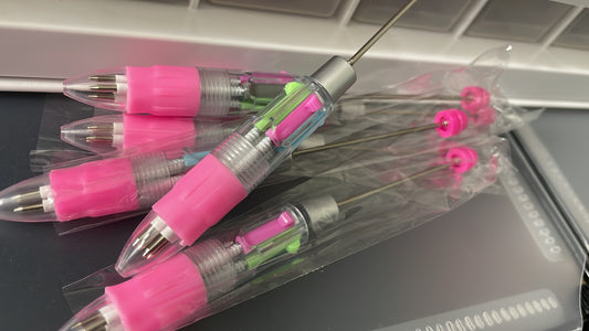 Multi color pen in pink