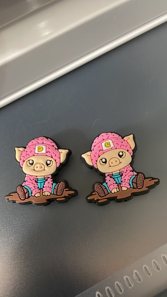 Pig dressed in pink