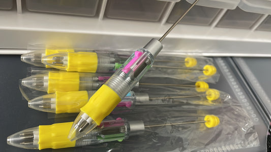 Multi color pen in yellow