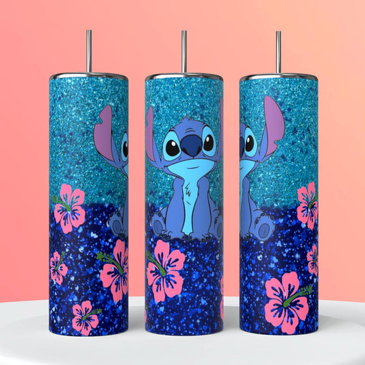 Blue Alien Tumbler