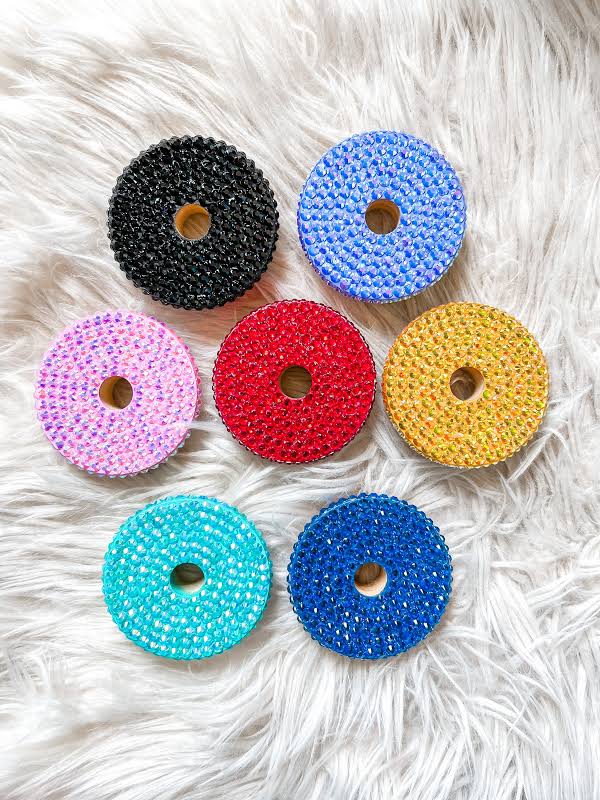 Lids For Cups With Rhinestone