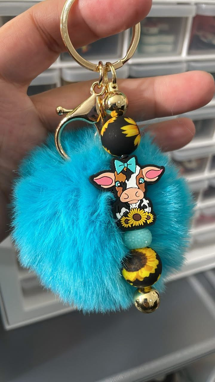 Cow Keychain