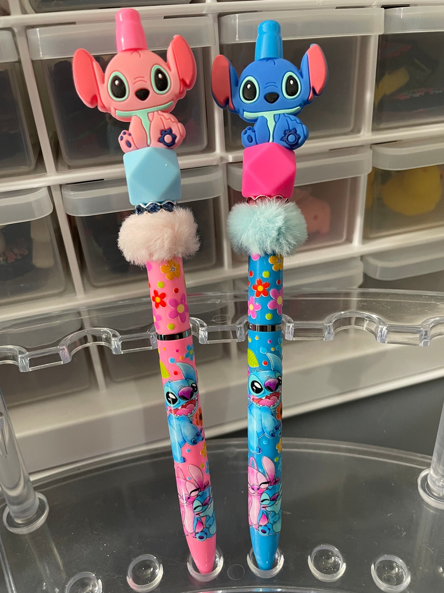 Pink and Blue monster