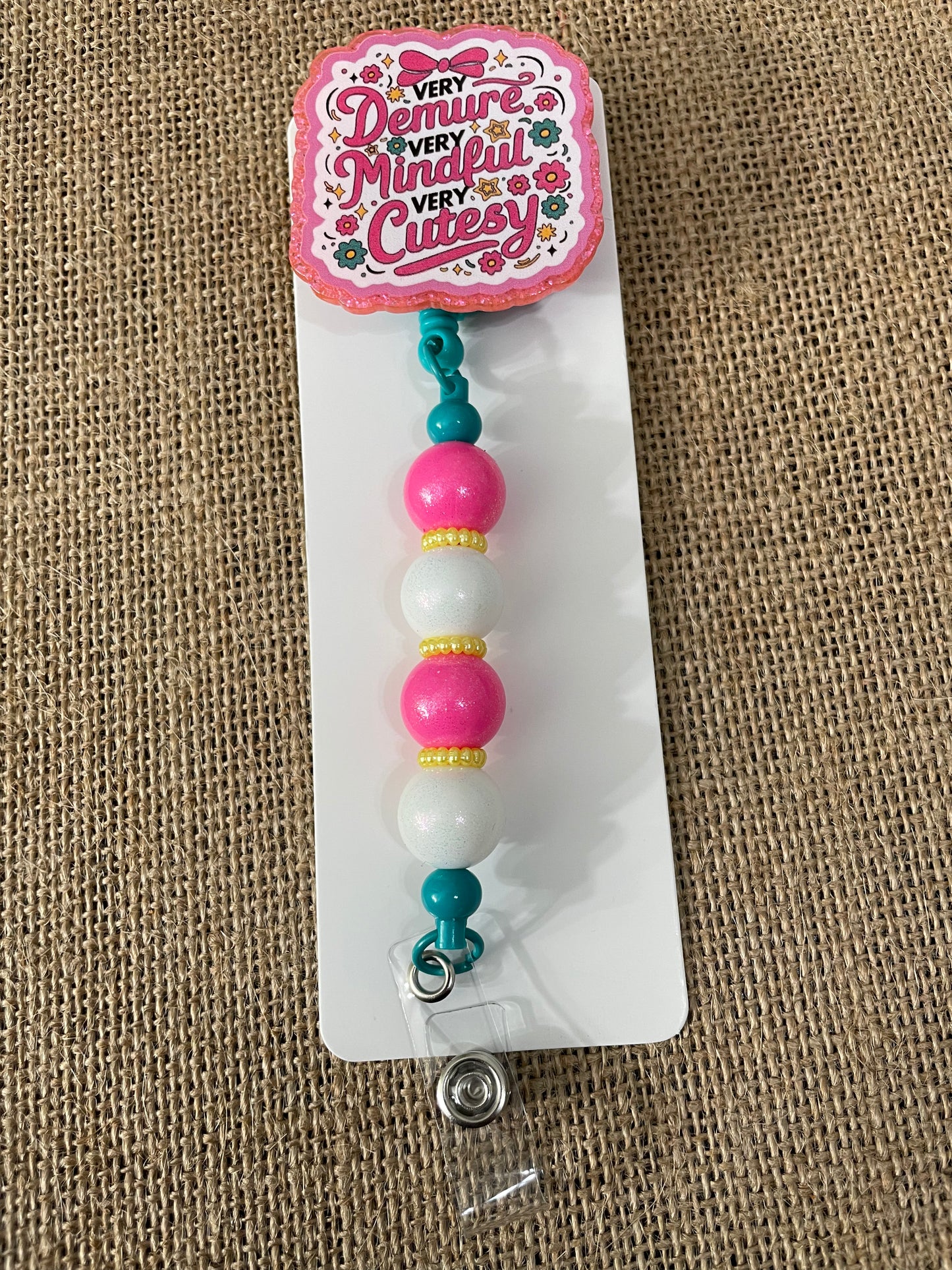 Very Demure Badge Reel