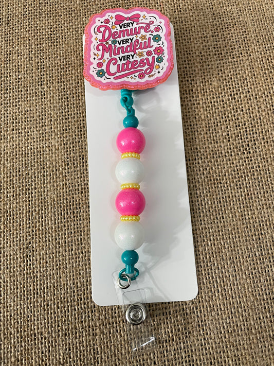 Very Demure Badge Reel