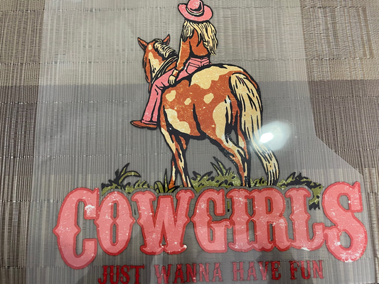 Cowgirls just wanna have fun